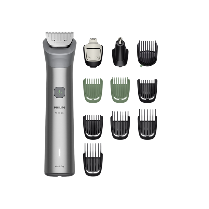 Philips Multigroom Series 5000 - 11-in-1 Face, Head & Body - 120 Min Runtime